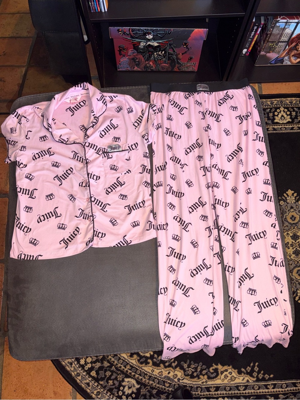 Juicy Couture Pink Logo Pajama Set
